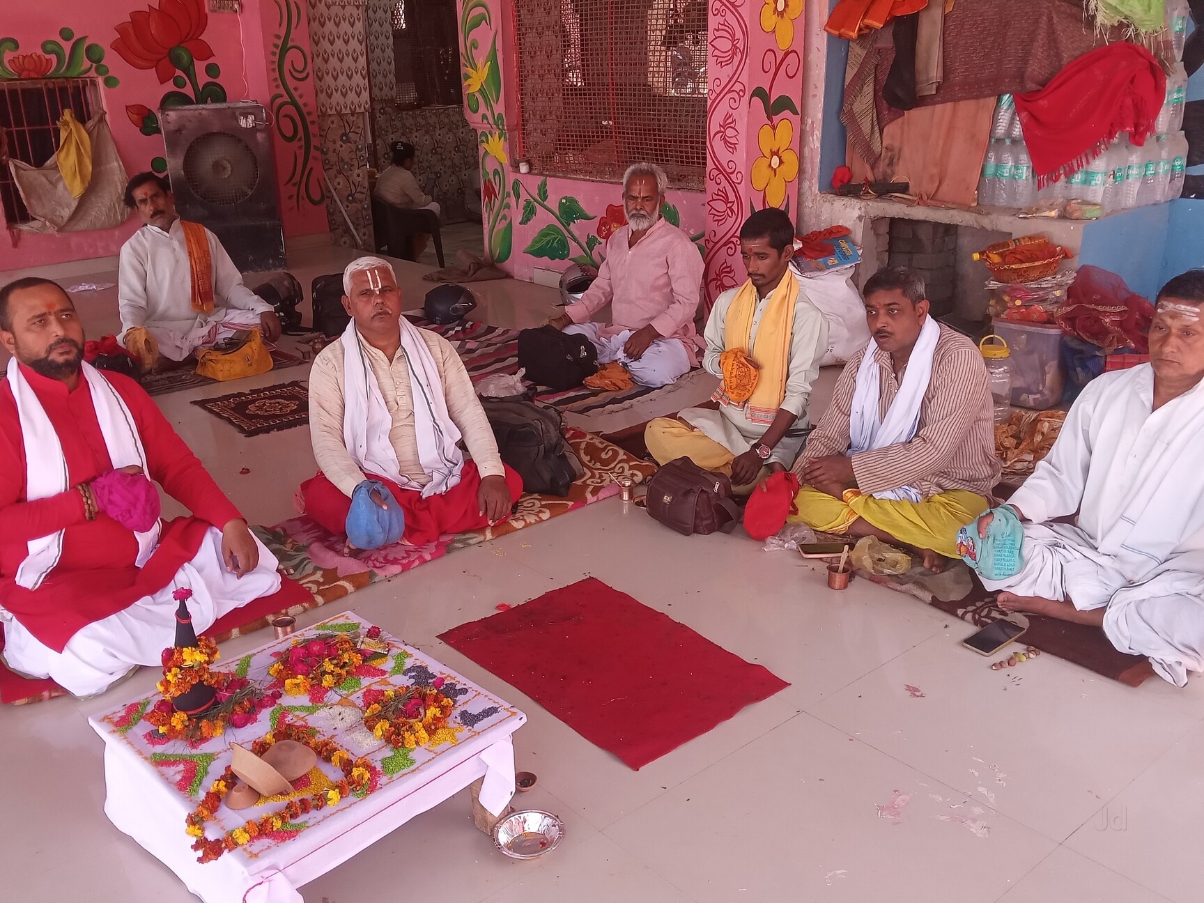 Traditional Hindu Pooja Ceremony